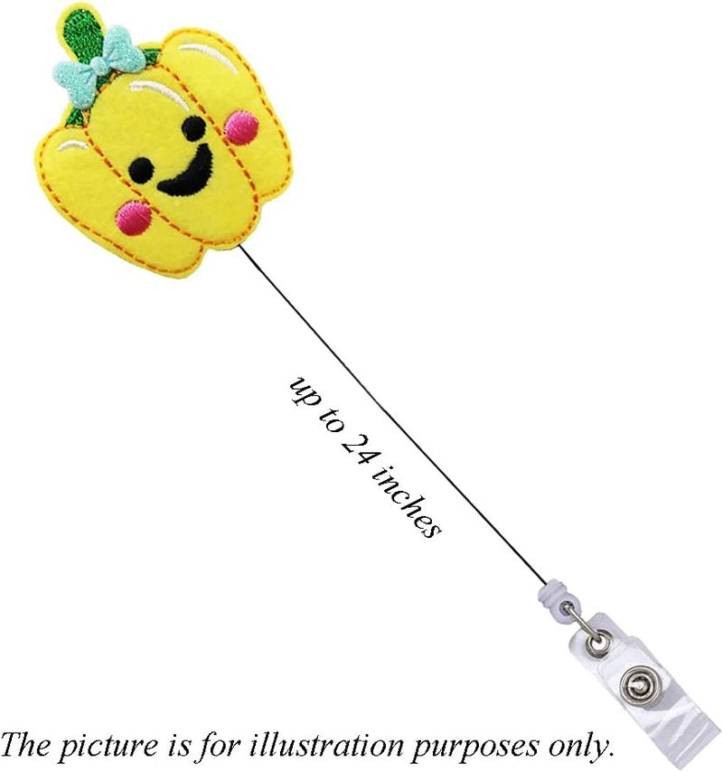Rockapatch Christmas Nurse Badge Reel, Holiday Retractable ID Badge Holder, Name Badge Holder, Valentines Day Gifts - Image 2